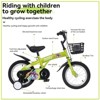 Aukfa 16-Inch Kids Bike with Training Wheels and Stand, Adjustable Seat and Handlebars,For Boys and Girls Aged 4-8 - 4 of 4