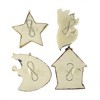 Positive Image Gifts 3.5 Inch Nativity Set/4 Manger Kings Angel Star Tree Ornaments - 3 of 3