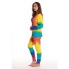 Just Love Women's Tie Dye Two Piece Thermal Pajama Set - Waffle PJ Set - 2 of 3