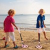 24.5"-33.5" Metal Detector for Kids with LCD Display IP68 Waterproof Pink/Green - 3 of 4