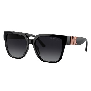 Michael Kors KARLIE MK 2170U 3005T3 Womens Square Polarized Sunglasses Black 54mm - 1 of 3