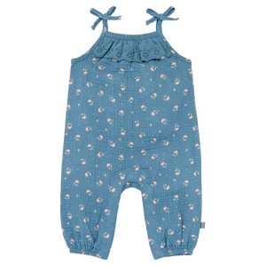 Modern Moments™ by Gerber Baby Girls' Sleeveless Ruffle Romper - 1 of 4