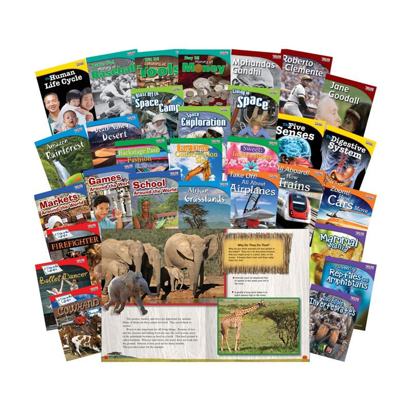 Shell Education TIME FOR KIDS® Informational Text Grade 3 Readers, 30-Book Set, 1 of 2