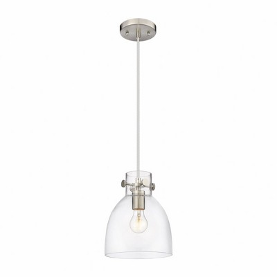 Newton Bell - 1 Light Pendant In Industrial Style-9.63 Inches Tall and 8 Inches Wide