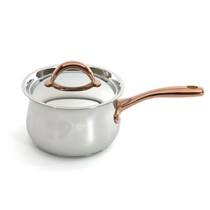 BergHOFF Ouro Gold 18/10 Stainless Steel 6.25" Saucepan with Stainless Steel Lid 2.5Qt. - 1 of 4
