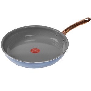 T-fal 12.5" Ceramic Nonstick Frypan, Preserve Ceramic, Ocean Blue - 1 of 4