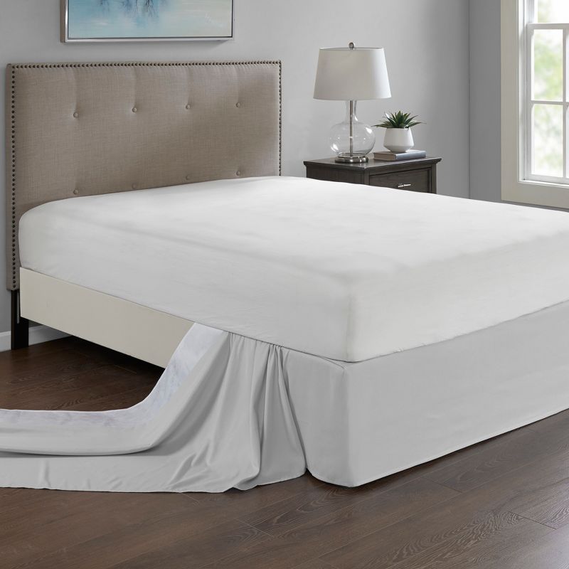 Simple Fit Wrap Around Adjustable Bed Skirt, 3 of 14