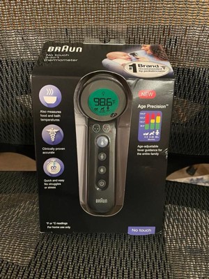 Braun No Touch Battery-powered Thermometer : Target