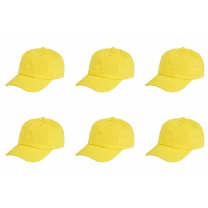 6 Pack Soft Cotton Dad Hats Comfortable Fit for Everyday Wear - 1 of 4