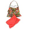 Island Escape Womens Tiered Ruffle 2 Piece Tankini - 2 of 2