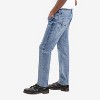 CULTURA Men's Saddle Stitch Relaxed Slim Fit Jeans - 3 of 4