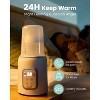 GROWNSY 8-in-1 Fast Baby Milk Warmer with Timer for Breastmilk or Formula, Accurate Temperature Control, with Defrost, Heat Baby Food Jars - 4 of 4