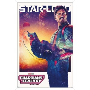 Trends International Marvel Guardians of the Galaxy Vol. 3 - Star-Lord One Sheet Framed Wall Poster Prints - 1 of 4