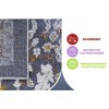 Kumasinova Trendy Stain-Resistant Area Rug – Non-Shedding Living Room Rug, Medallion Rugs for Living Room, Kid & Pet-Friendly, Boho Washable Rugs - 4 of 4