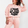 Simply Sage Market S.W.Smiley I'll Just Be Happy Today Lightweight Garment Dyed Sweatshirt - 2 of 4