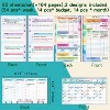 A6 6 Hole Budget Book Loose-leaf Replacement Core Handbook Insert,Spec: 3 In 1 - 2 of 4