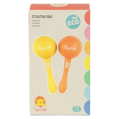 Tiger: Maracas 2 Piece Musical Instruments, Ages 1+