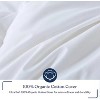 Delara Organic Merino Wool Comforter Duvet Insert, GOTS Certified, 500 GSM, All Season Warmth - 4 of 4