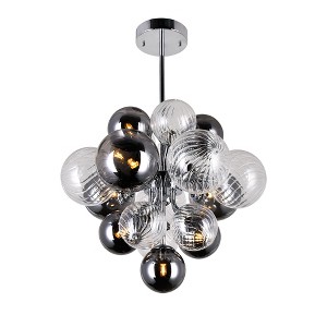 CWI Lighting Pallocino 8 Light Chandelier With Chrome Finish - 1 of 4