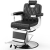 Karl Home Modern Style Heavy Duty Hydraulic Recline Barber Chair - 2 of 4