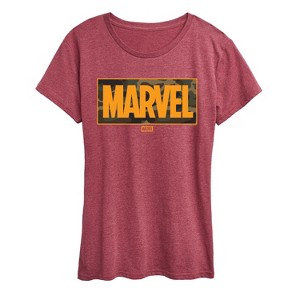 Women's - Marvel - Camo Logo Short Sleeve Graphic T-Shirt - 1 of 4