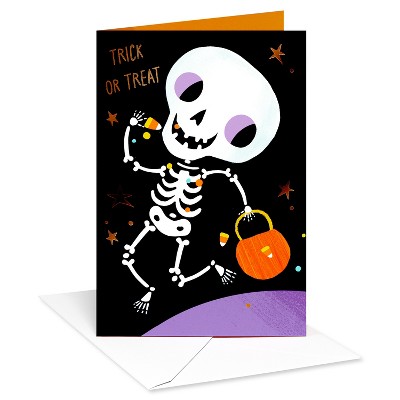 Juvenile Halloween Card Candy Delight
