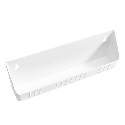 Rev-A-Shelf 6572-14-11-52 14-Inch Polymer Plastic Kitchen Sink Front Tip-Out Accessory Storage Trays, White