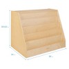 ECR4Kids Double-Sided Mobile Book Display with Storage, Classroom Bookshelf - 2 of 4