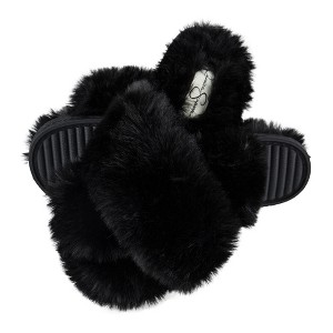 Jessica Simpson Girls Extra Plush X-Cross Slide - 1 of 4