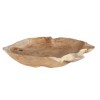 Uttermost Handcrafted Teak Wood Organic Embrace Outdoor Bowl with Live Edge Design - 2 of 4
