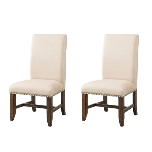 Karson High Back Upholstered Chair Natural - Picket House Furnishings :  Target