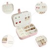 Unique Bargains Women's Travel Portable PU Leather Jewelry Storage Case 2 Pcs - 3 of 4