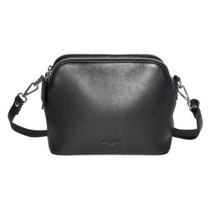 Club Rochelier Leather Double Zipper Crossbody Bag - 1 of 4