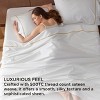 100% Cotton Sheets Set - 500 Thread Count Cotton Sateen Bedsheets, Luxury Hotel Quality, Soft & Breathable Bedsheets, 16" Deep Pocket, 4-Piece, Includ - 2 of 4