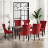 WestinTrends Wordford Velvet Upholstered Tufted Dining Chairs (Set of 6) - 2 of 4