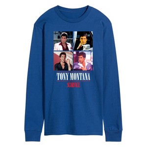 Men's - Scarface - Tony Montana- Men's Long Sleeve Graphic T-Shirt Long Sleeve Graphic T-Shirt - 1 of 3