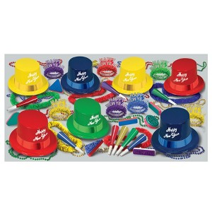 Beistle New Year Legacy Assortment Contains 150 items for your party of 50 guests Multicolored - 1 of 2