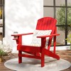 Wooden Adirondack Chair with Cup Holder - 2 of 4
