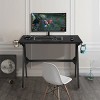 Costway Gaming Desk Home Office PC Table Computer Desk with Cup Holder & Headphone Hook - 4 of 4
