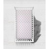 Bacati - Morocan Tiles Pink Muslin 100 percent Cotton Universal Baby US Standard Crib or Toddler Bed Fitted Sheet - 3 of 4