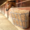 VEVOR Livestock Hay Feeder, 18.5 Gallons Large Capacity, Heavy-Duty Steel Goat Hay Rack, 24.4" Long Wall Mounted Horse Hay Holder - 2 of 4