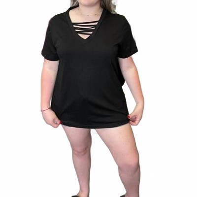 Women's Strappy Criss Cross Top - Shirley Stone