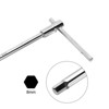 Unique Bargains CR-V Steel Fast-Spinning Adjustable Sliding T-Handle Hex Key Wrench - 4 of 4