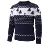 Mens Pullover Sweater Crew Neck Snowboard Pattern Christmas Sweater for Holiday Season Everyday Sweater - 3 of 4