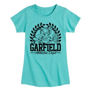 Girls' - Garfield - Athletic Dept Fitted Short Sleeve Graphic T-Shirt - 1 of 4