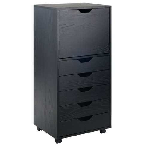 Winsome Halifax 7 drawer Storage Cart Easily Accessible Storage