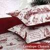 3 Piece Christmas Duvet Cover Bedding Set - 3 of 4