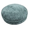 Edie@Home 16" Delmonico Chenille Round Throw Pillow Cadet: Woven Polyester, Indoor Use, Sewn Seam Closure - image 3 of 3