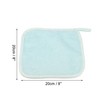 Unique Bargains Reusable Washable Makeup Removal Cleaning Cloth 8''x8'' 2pcs - 4 of 4