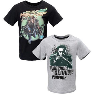 Marvel Eternals,Avengers,Shang-Chi and the Legend of the Ten Rings 2 Pack T-Shirts Little Kid to Big Kid